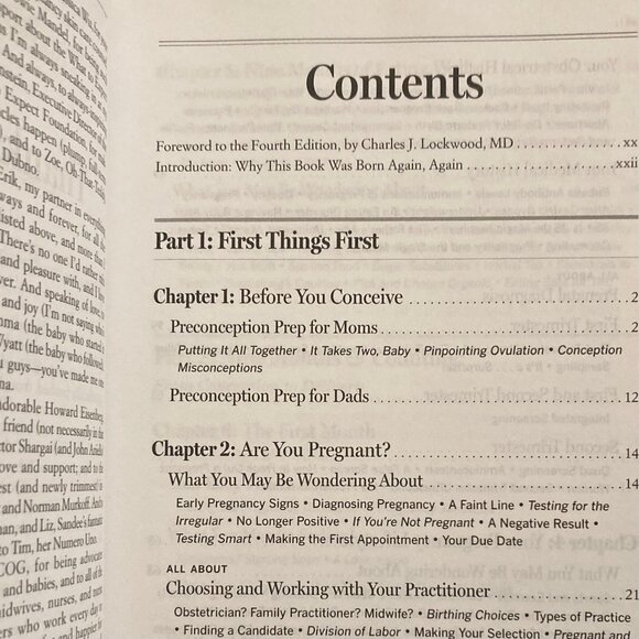 BOOK: Workman, What to Expect When You're Expecting, 4th ed., Murkoff & Mazel - Picture 4 of 6